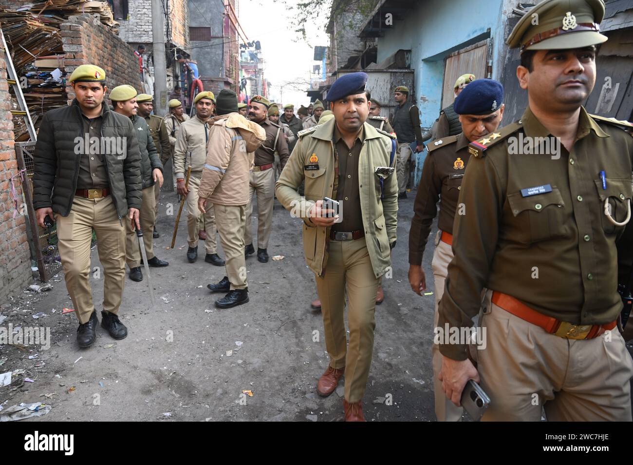 Noida India 14th Jan 2024 NOIDA INDIA JANUARY 14 Noida Police noida-india-14th-jan-2024-noida-india-january-14-noida-police