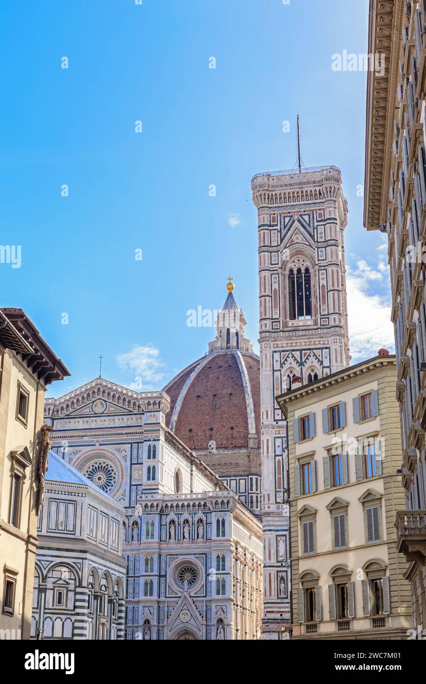 Florence Cathedral called Duomo di Firenze or Basilica di Santa Maria del Fiore. Italy Stock Photo