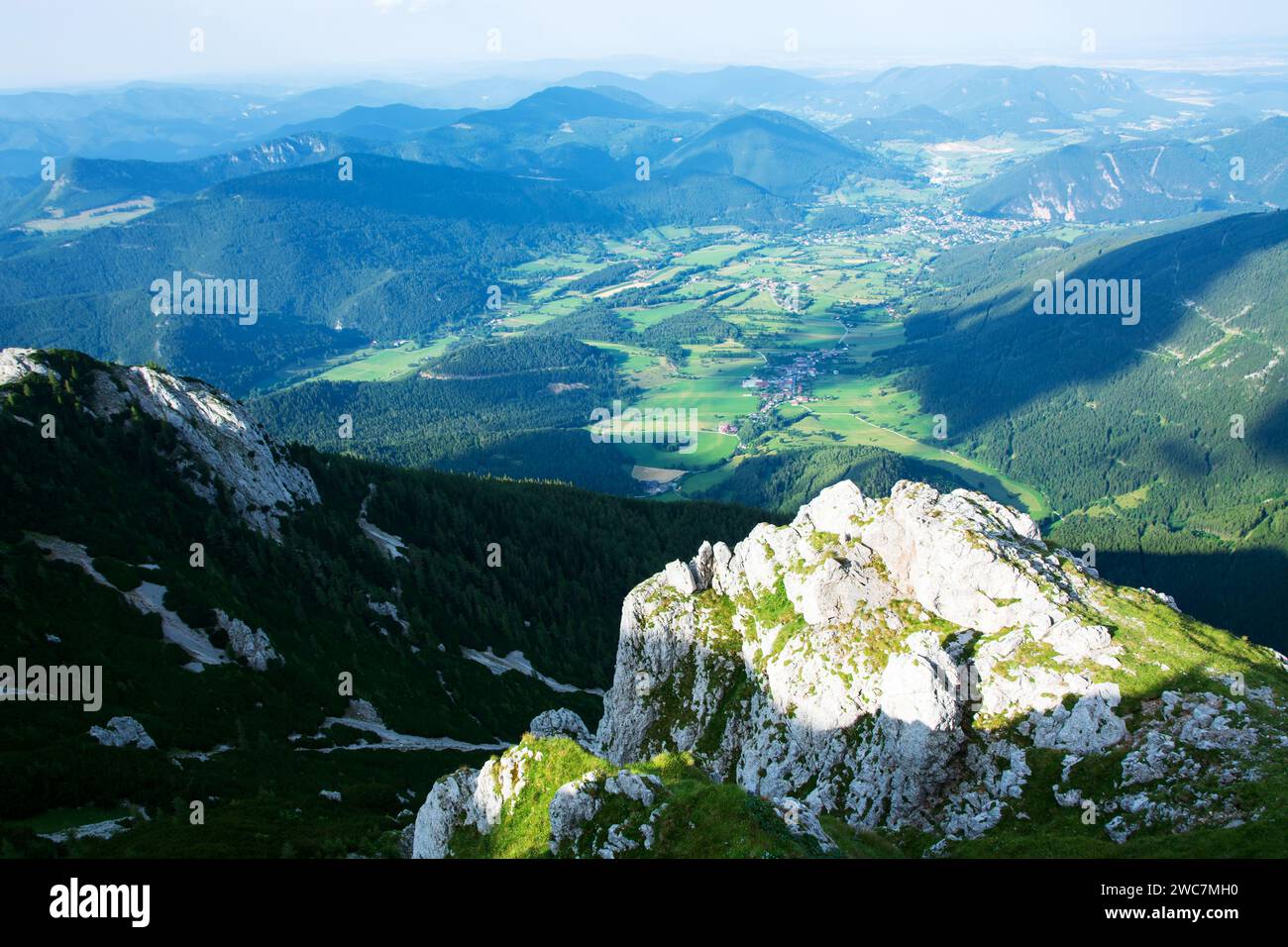 Detail of Alps in Austria , Schneeberg Stock Photo