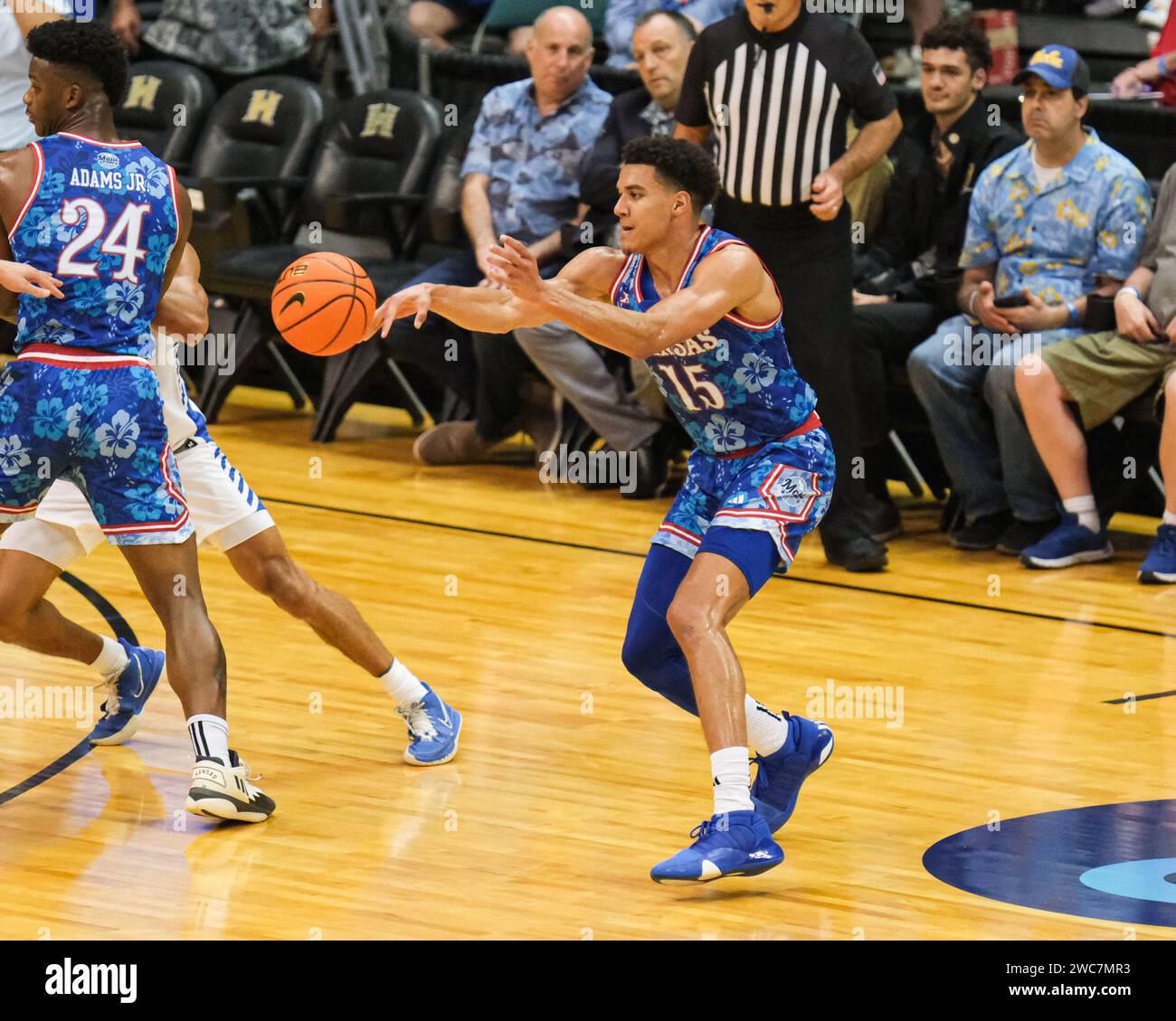 November 20, 2023 Kansas guard Kevin McCullar Jr. (15) during the