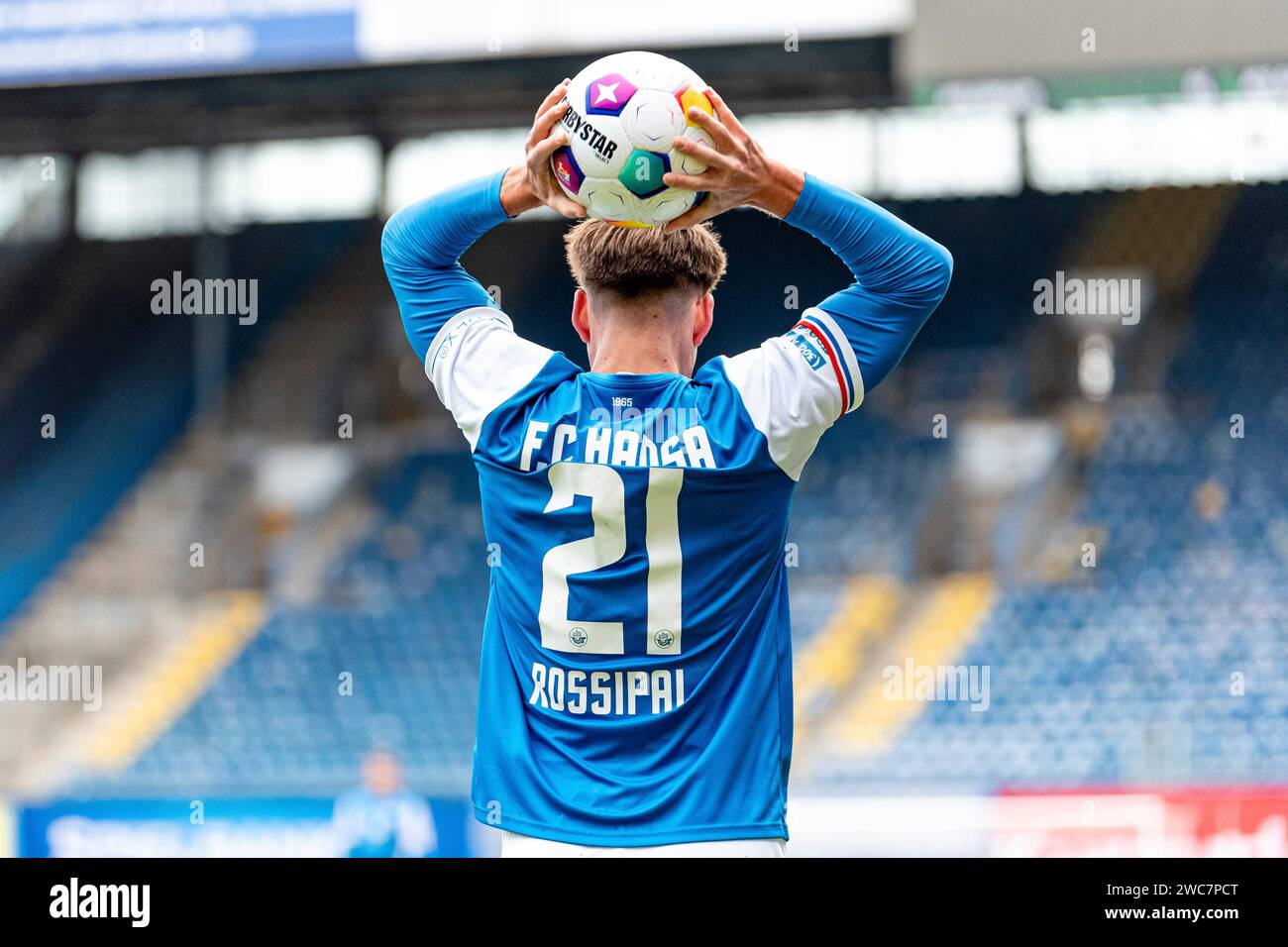 Rostock, Deutschland 14. Januar 2024: Testspiel - 2023/2024 - FC Hansa