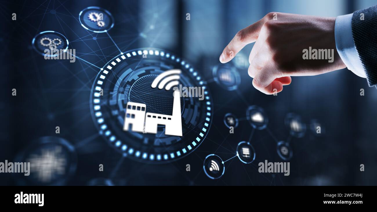 Smart Technology Computer Smart factory technology hi-res stock photography and images - Alamy