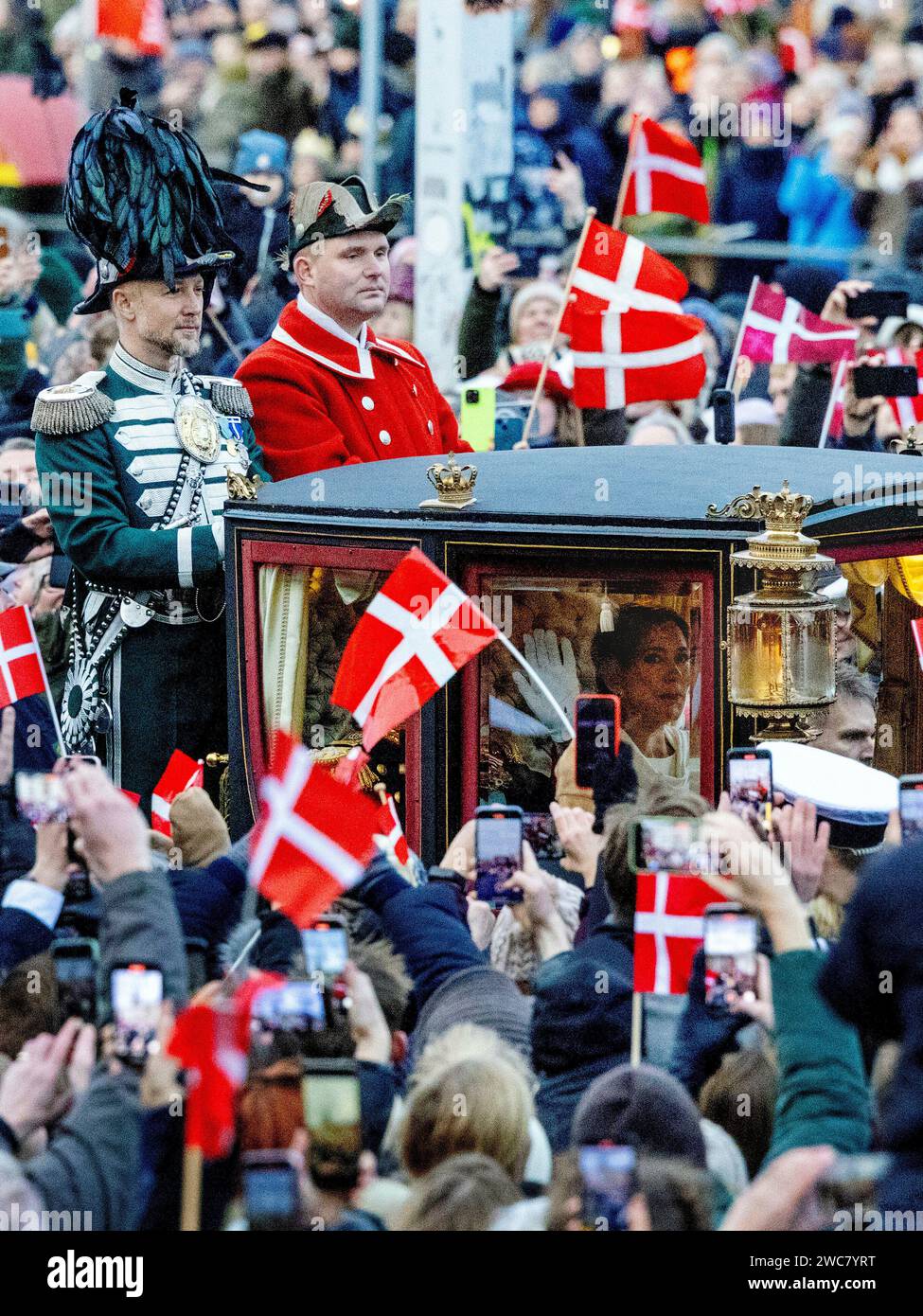 Proclamation of King Frederik X of Denmark King Frederik X and Queen ...
