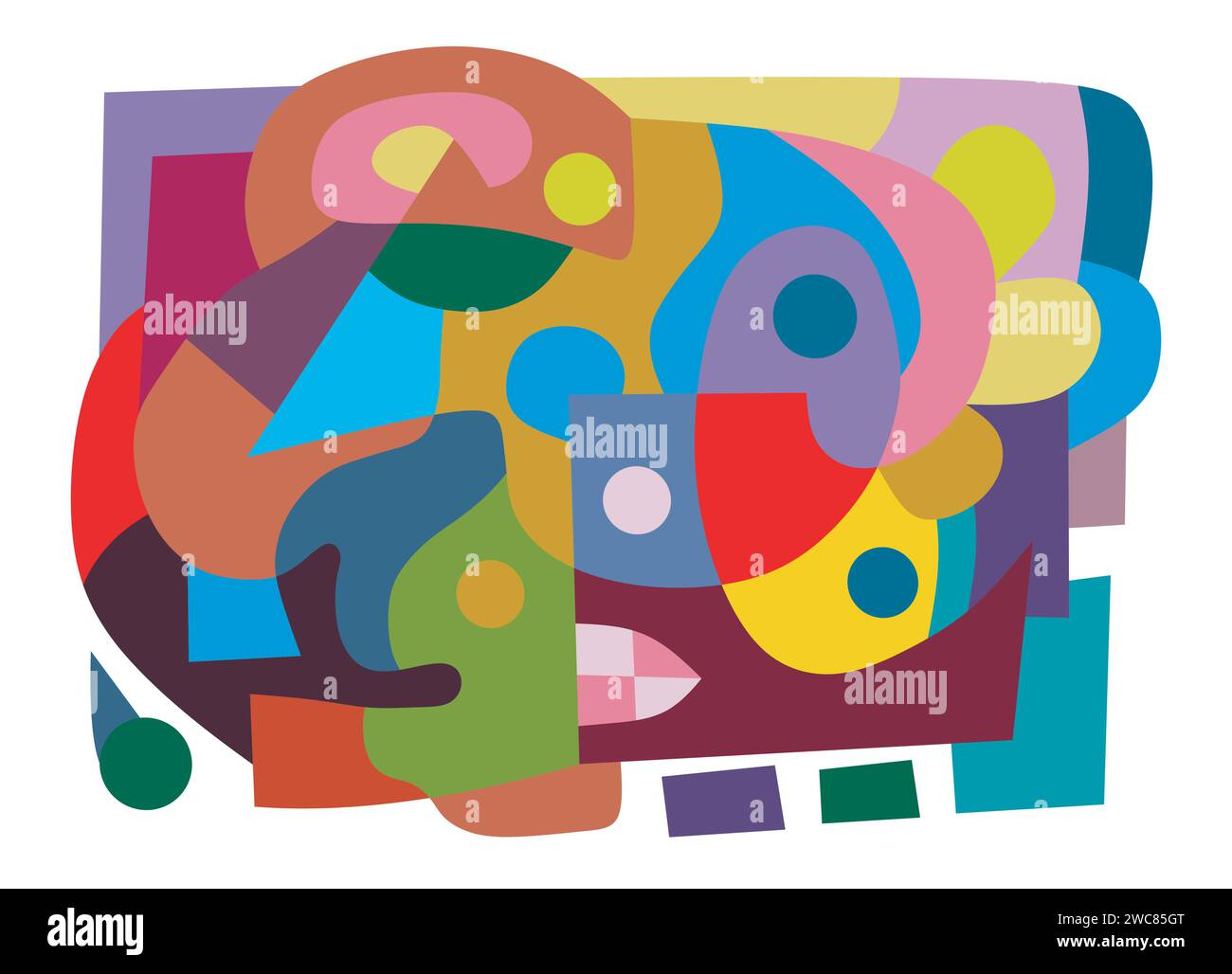 colorful abstract art Stock Vector Image & Art - Alamy