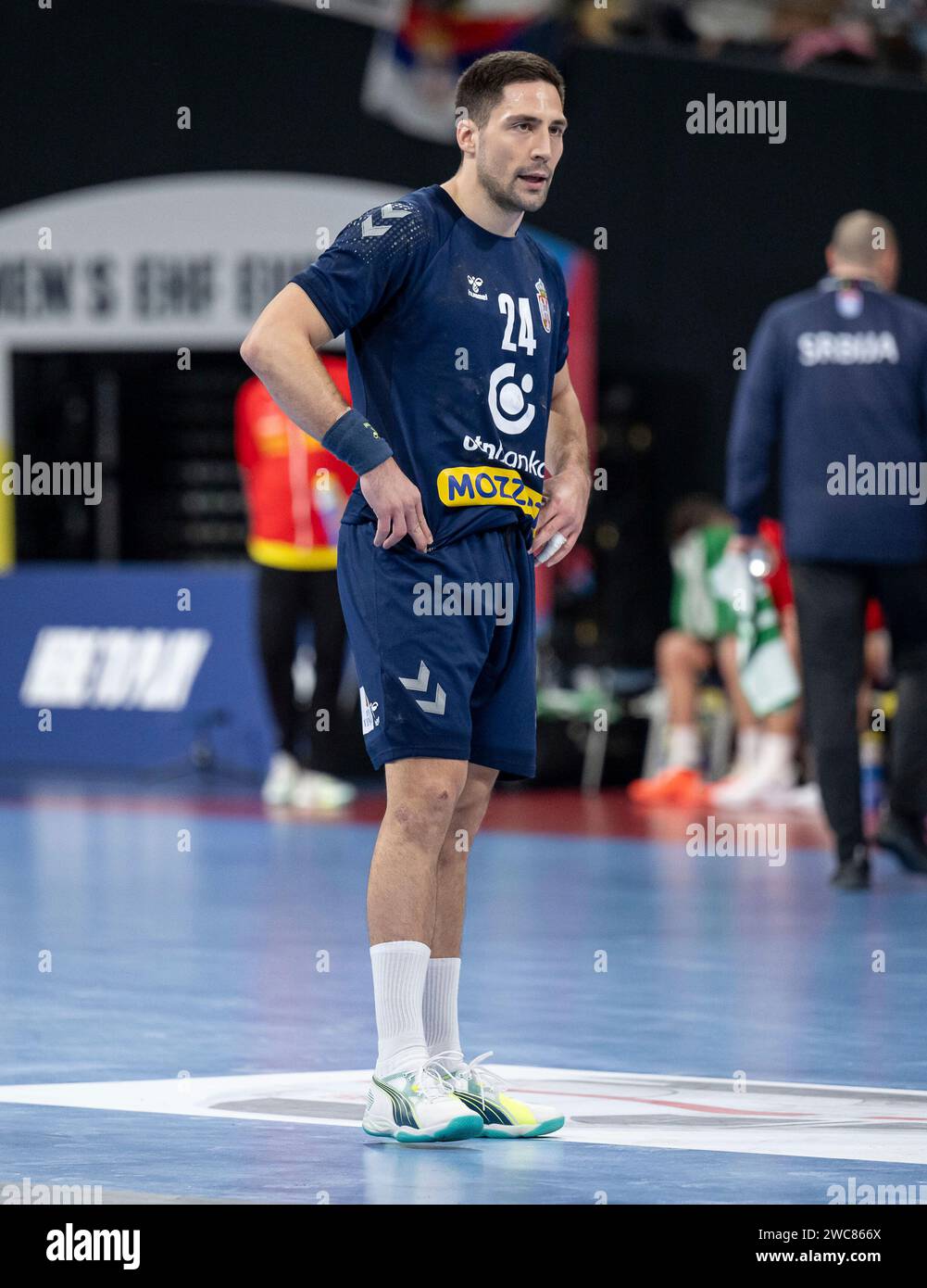 Muenchen, Deutschland. 14th Jan, 2025. Lazar Kukic (Serbien/Serbia, 24