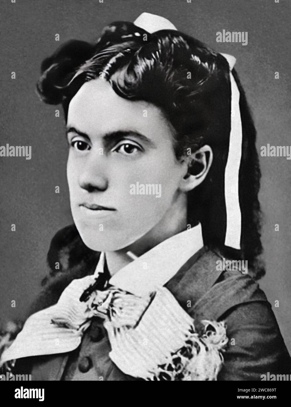 Charlotte Digges (Lottie) Moon (1840-1912) was an American Southern Baptist missionary who spent almost 40 years in China involved in Christian mission work to bring the gospel of Christ to the Chinese people. Stock Photo