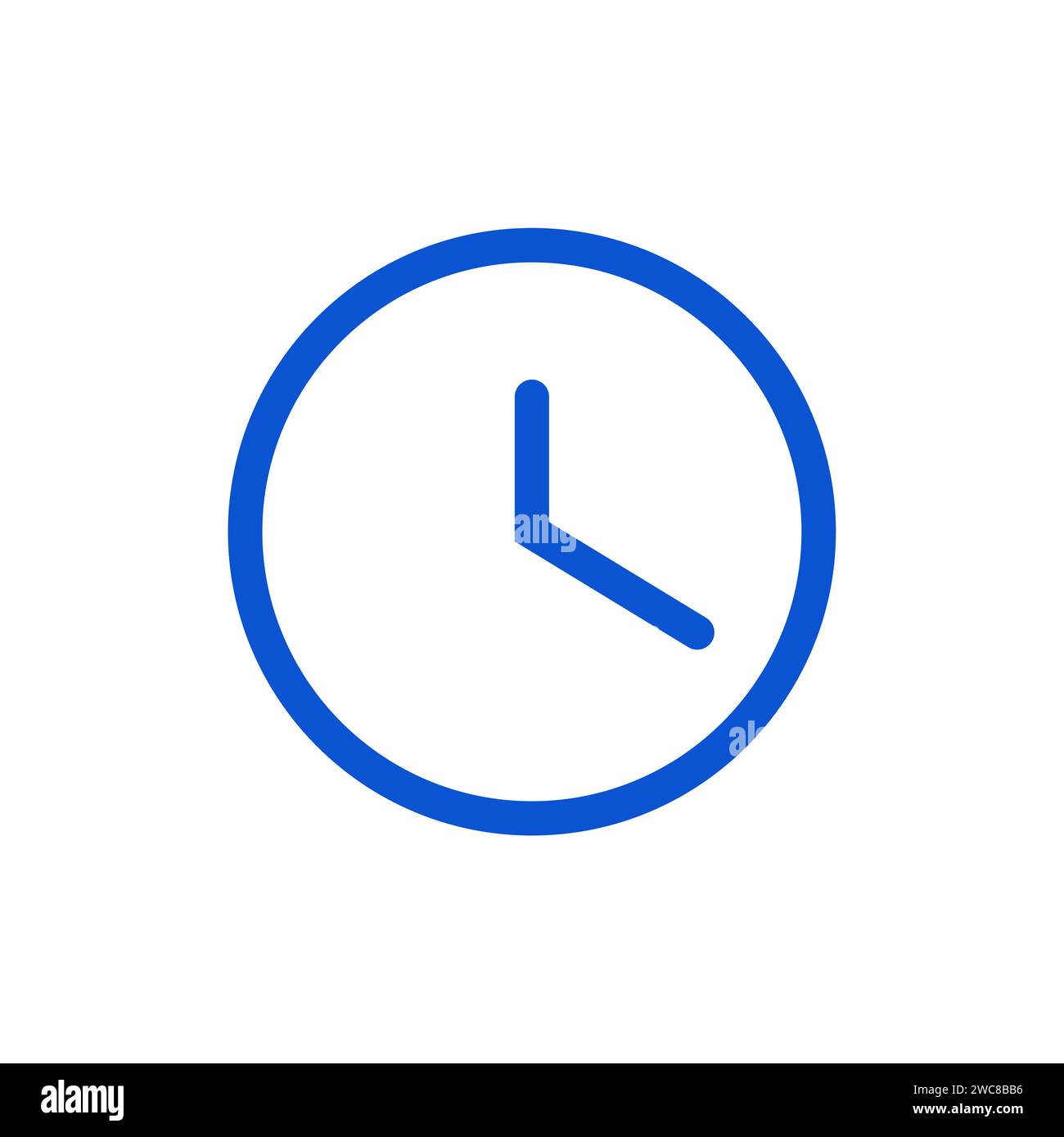 Stopwatch timer outline shape Stock Vector Images - Alamy