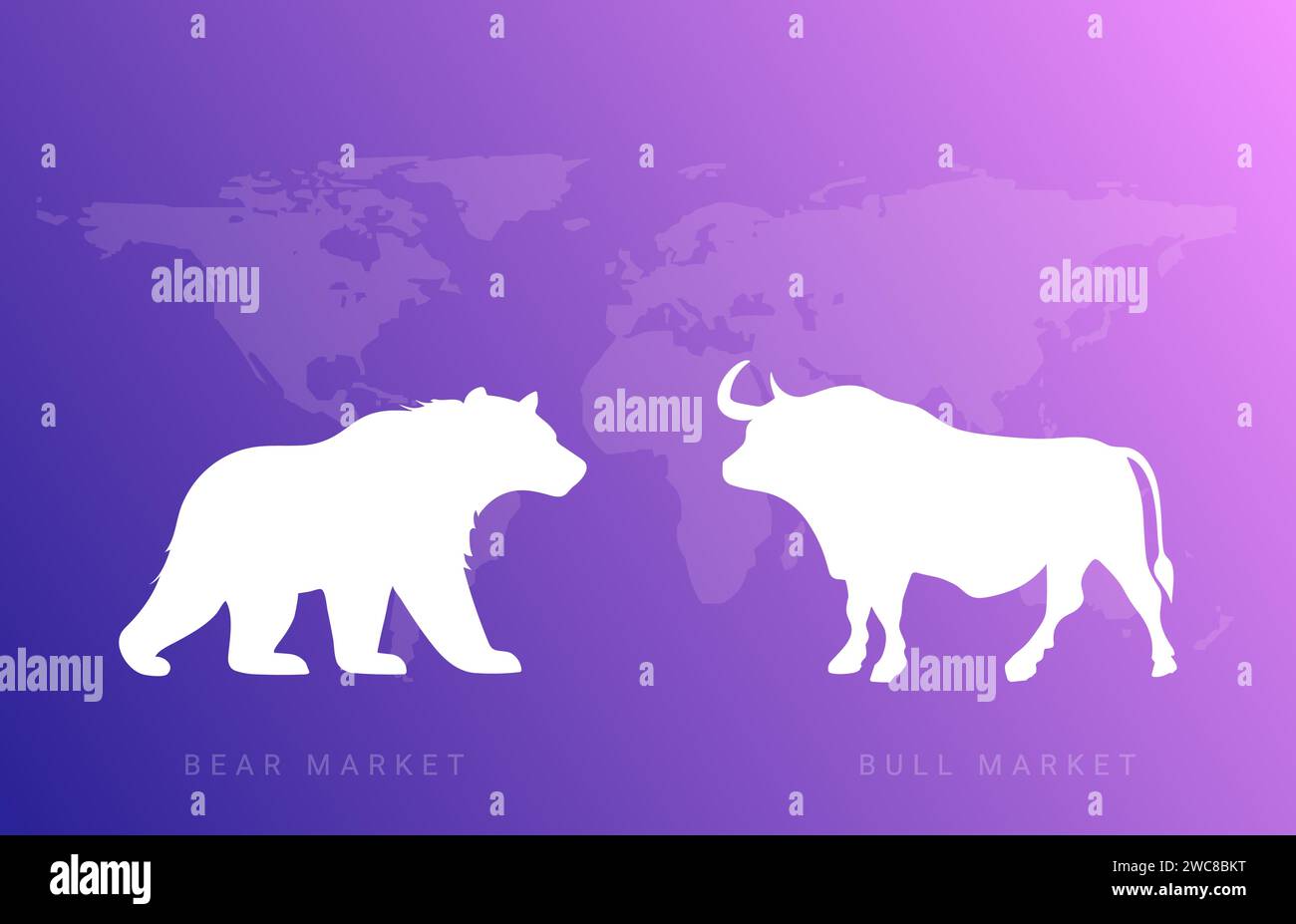 Charging bull stock crypto market hi-res stock photography and images -  Alamy