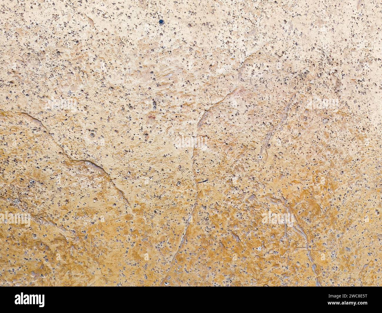 Dark concrete texture with a crumpled paper backdrop Stock Photo