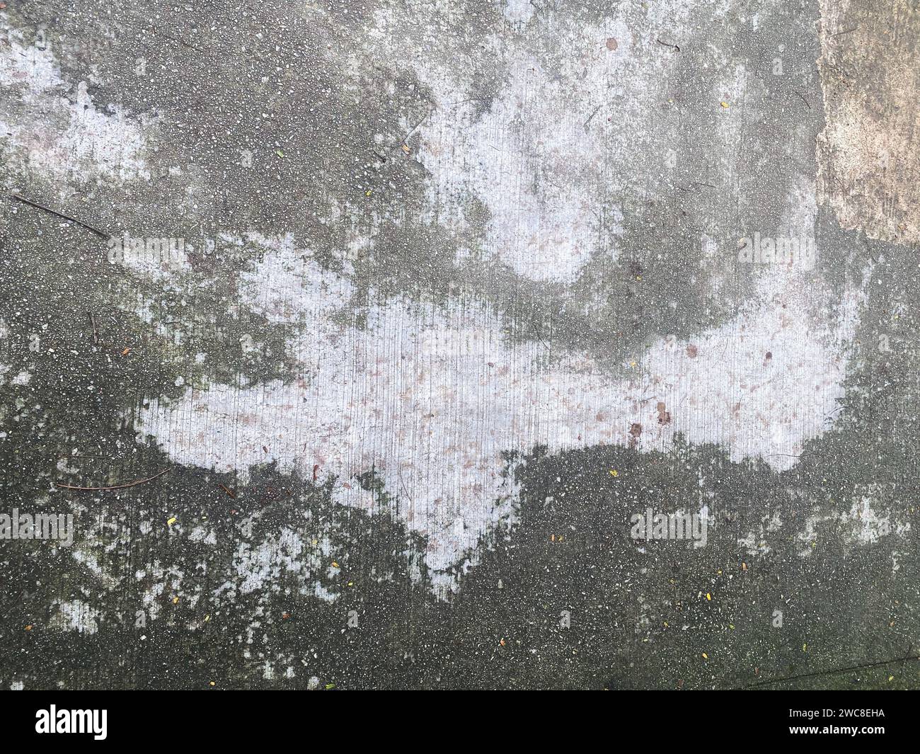 Grey stone texture isolated with a scratched effect. Stock Photo