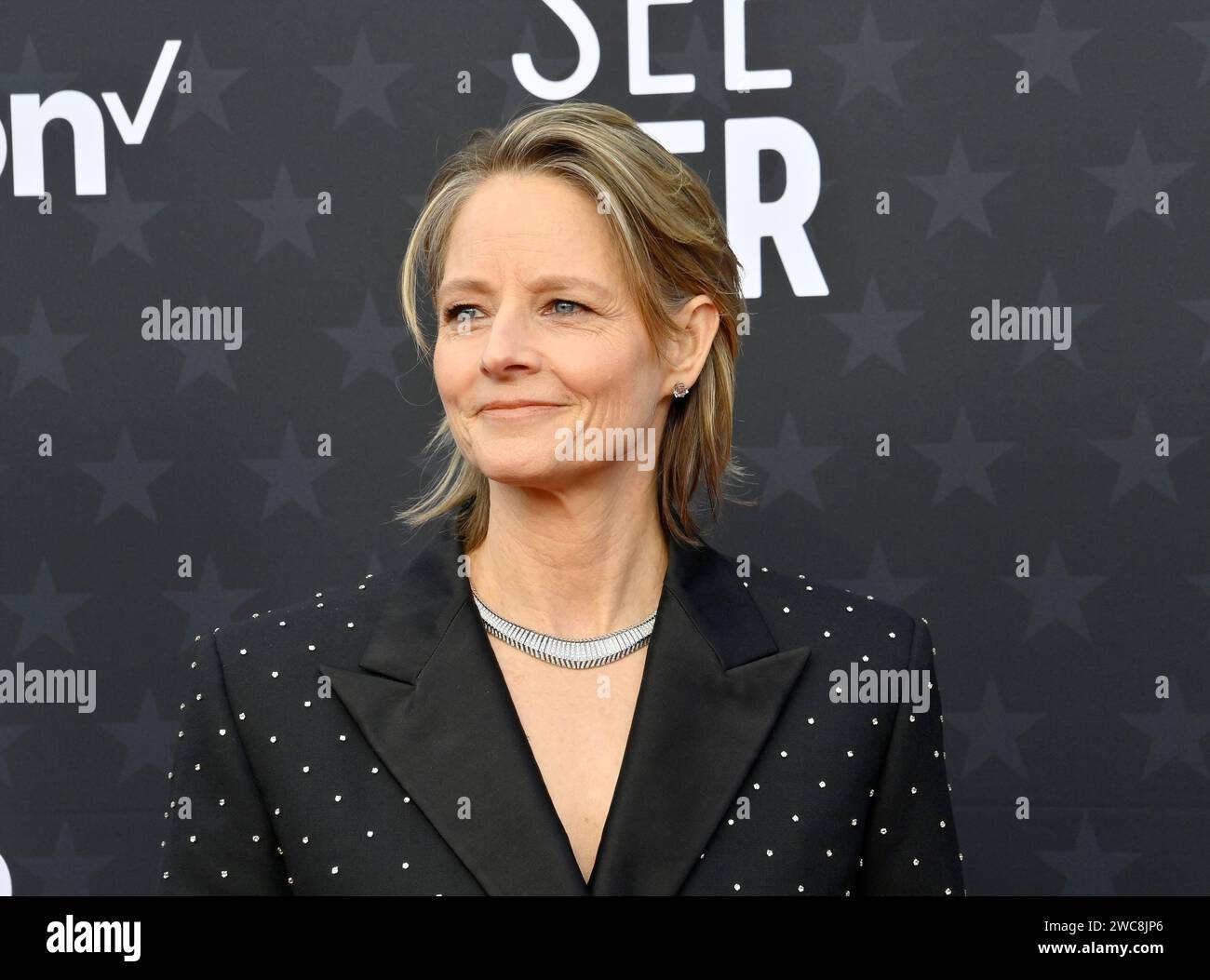Los Angeles, United States. 14th Jan, 2024. Jodie Foster attends the