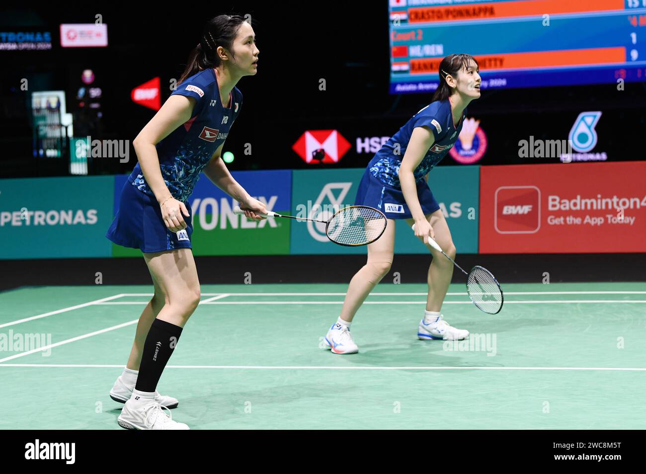 Axiata Arena, Kuala Lumpur, Malaysia. 12th Jan, 2024. Rin Iwanaga(JPN ...