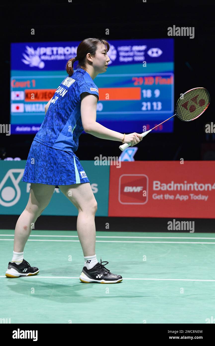 Axiata Arena, Kuala Lumpur, Malaysia. 14th Jan, 2024. Arisa Higashino