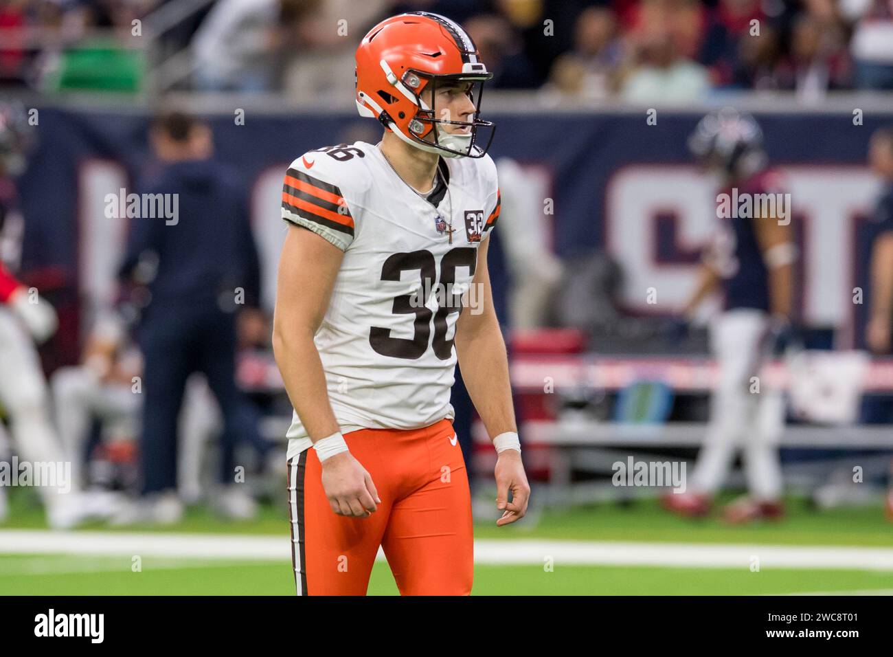 January 13, 2024Cleveland Browns place kicker Riley Patterson (36