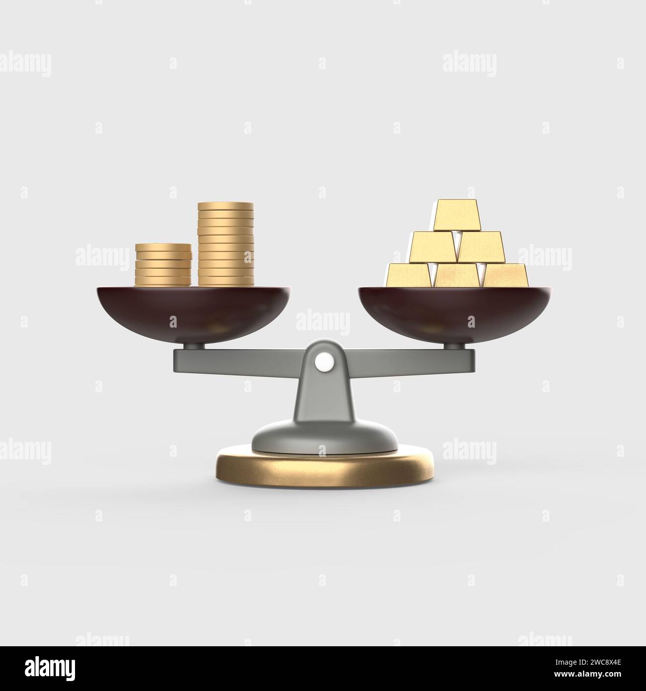 Weighing gold bars hi-res stock photography and images - Alamy