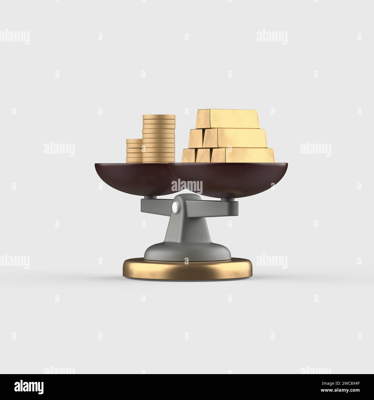 Weighing gold bars hi-res stock photography and images - Alamy