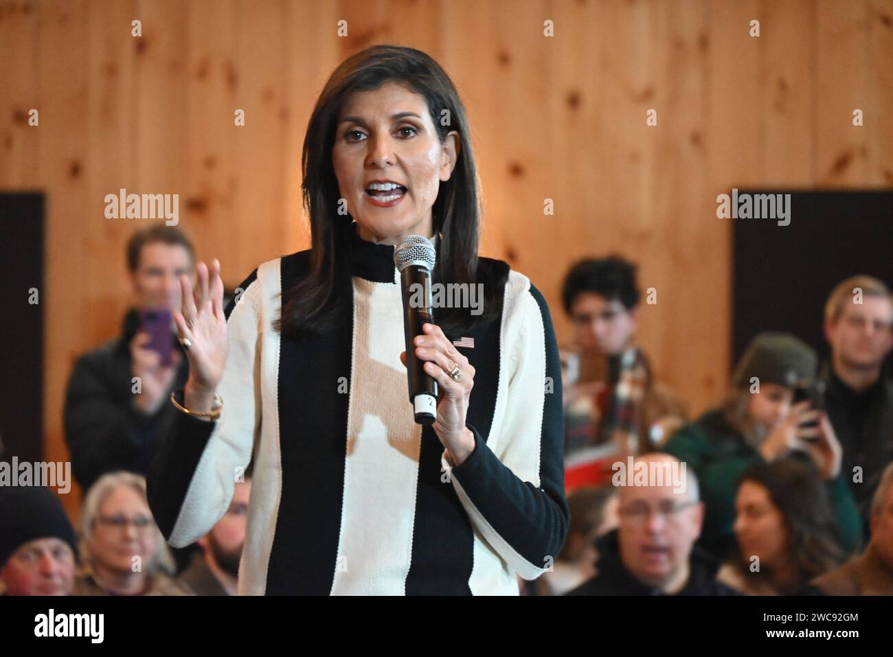 Adel, Iowa, USA. 14th Jan, 2024. (NEW) Nikki Haley, 2024 US