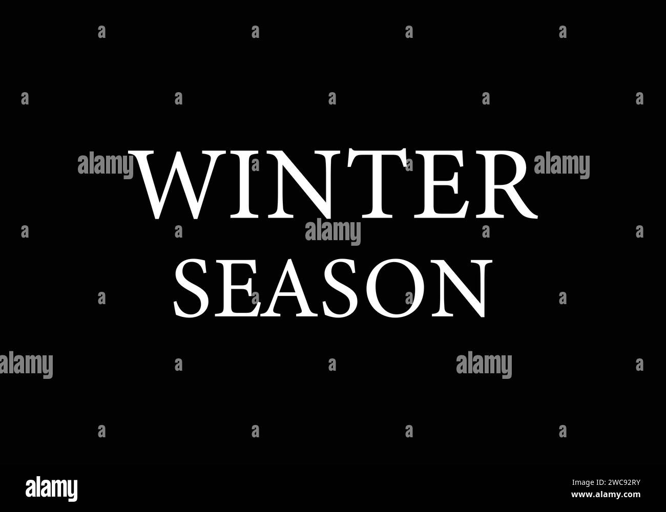 winter-season-text-illustration-design-stock-vector-image-art-alamy