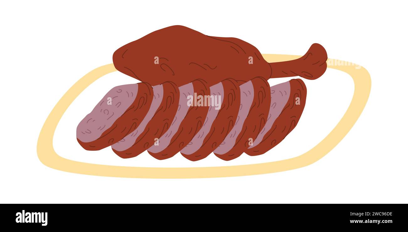 peking duck traditional food china made from duck roast fresh delicious