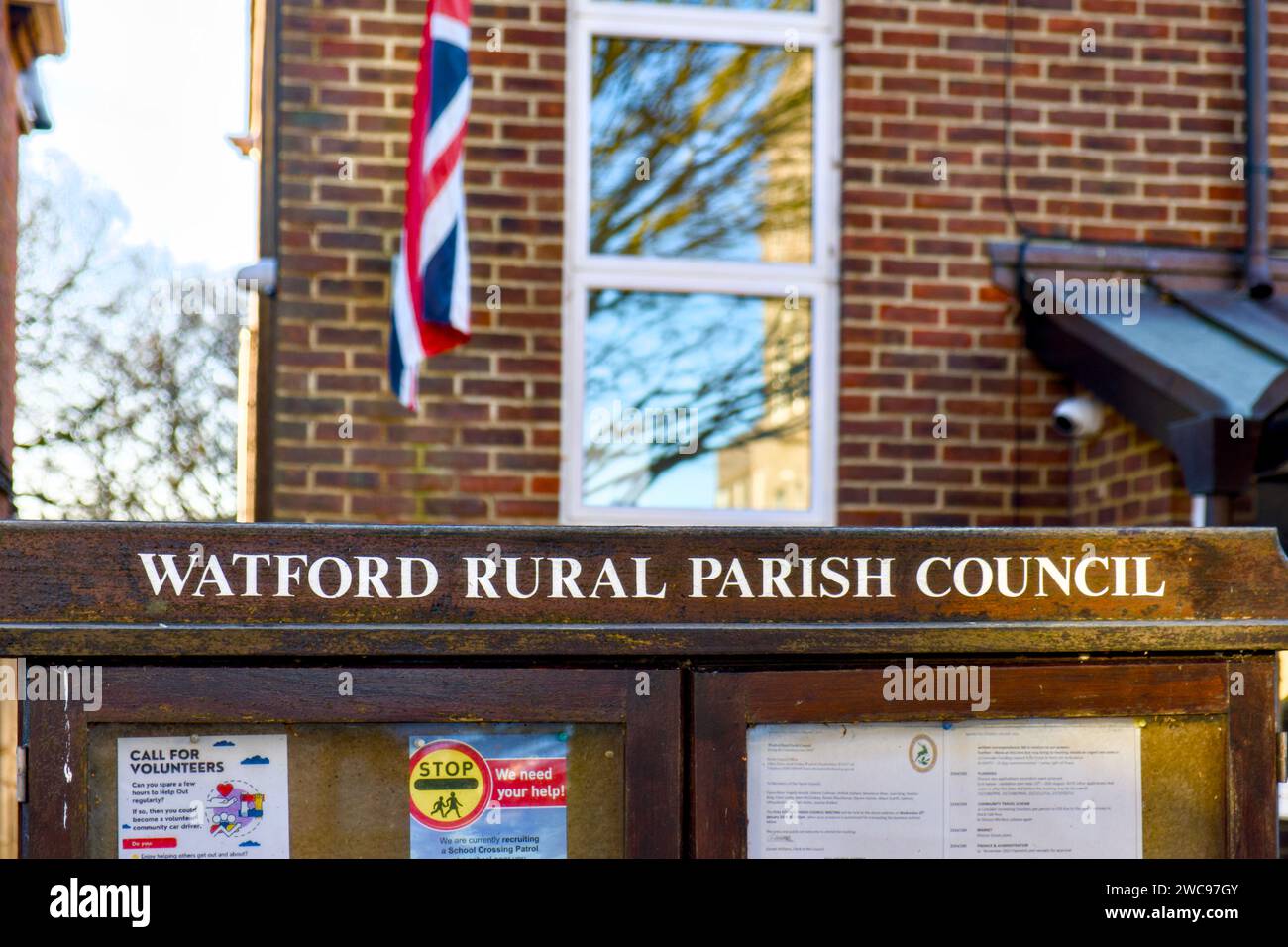 Watford Rural Parish Council Office, South Oxhey, Hertfordshire, England, UK Stock Photo