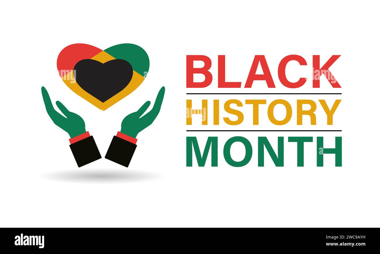 Black History Month celebrated every year in month of february. Vector ...