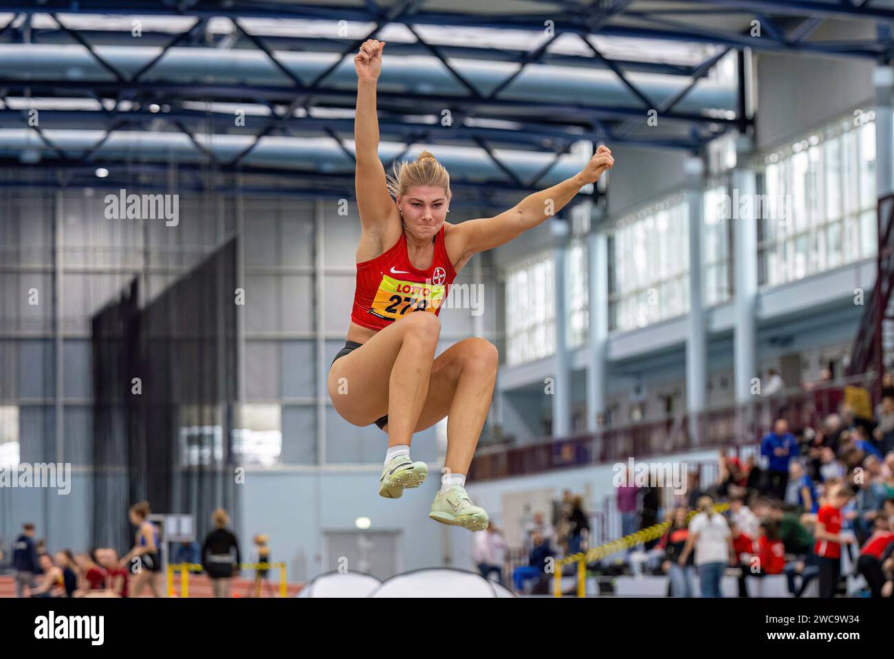 Frankfurt, Deutschland. 14th Jan, 2024. Lara Siemer (TSV Bayer 04