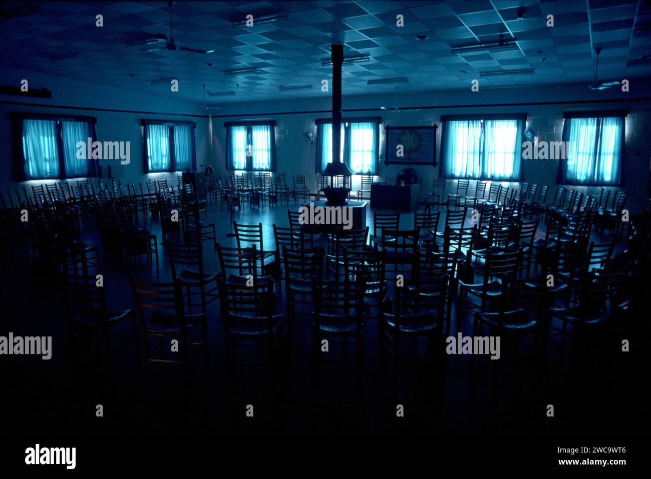 Bruderhof Meeting Room Stock Photo Alamy