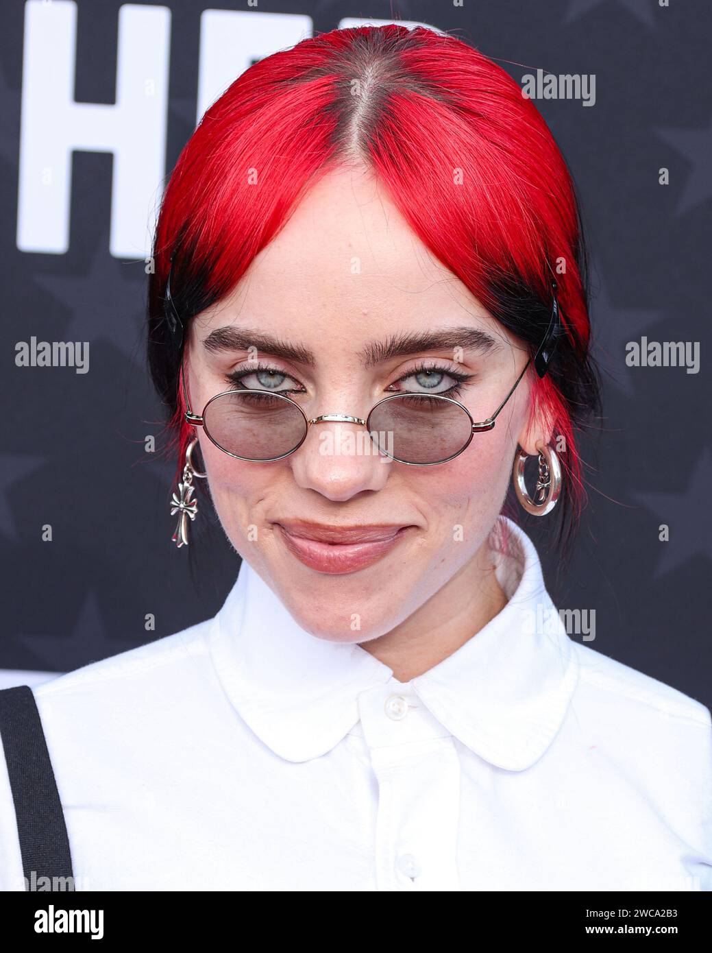 SANTA MONICA, LOS ANGELES, CALIFORNIA, USA - JANUARY 14: Billie Eilish ...