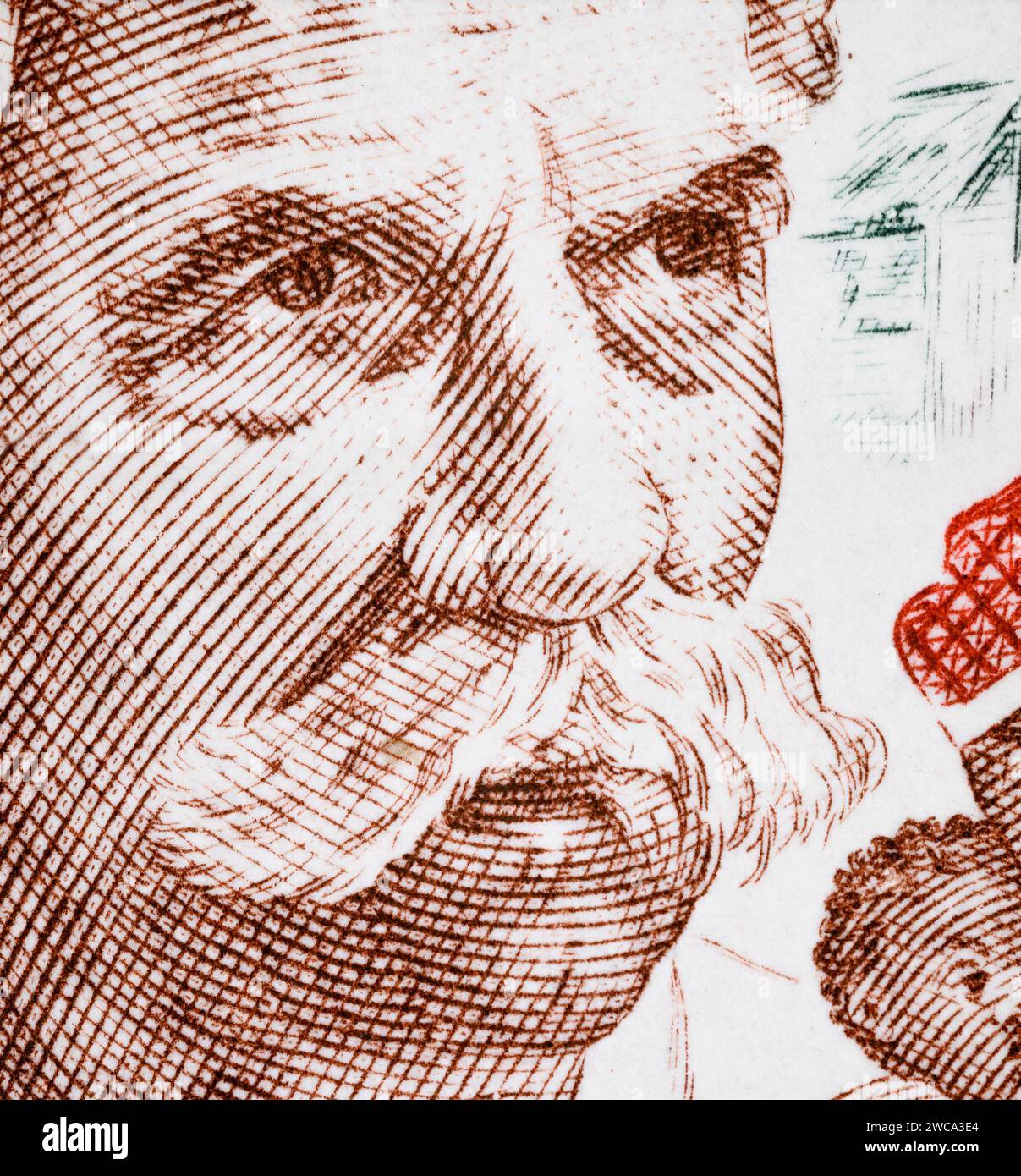 Portrait of Dr. Albert Schweitzer (18751965) philosopher, physician