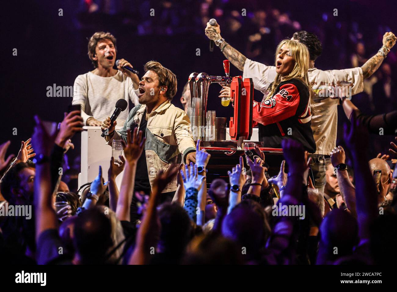 Rotterdam The Netherlands 11 01 2024 Vrienden Van Amstel Live 2024   Rotterdam The Netherlands 11 01 2024 Vrienden Van Amstel Live 2024 Friends Of Amstel Live In The Ahoy Venue Credit Nl Beeld Credit Bruno Pressalamy Live News 2WCA7PC 