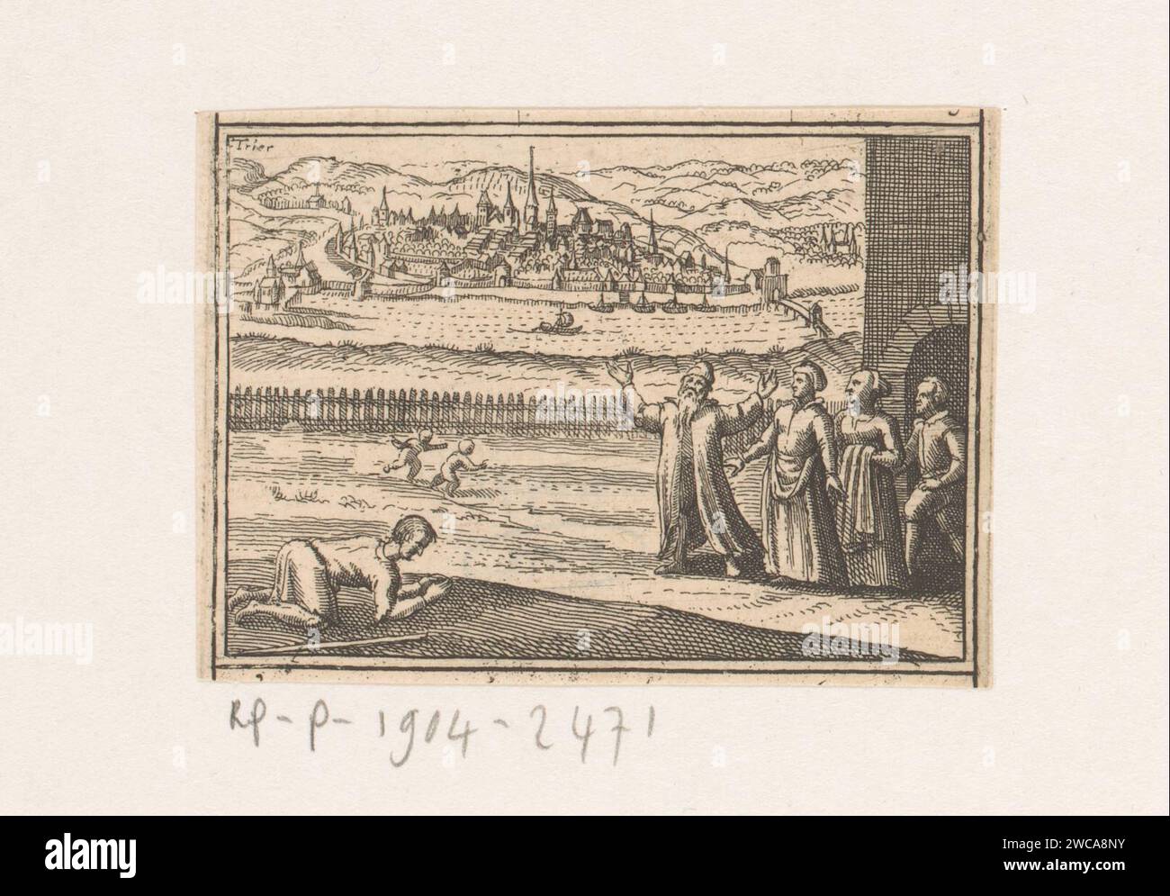 Matthus Trier, Daniel Sudermann, after Matthäus Merian (I), 1624 paper etching ...