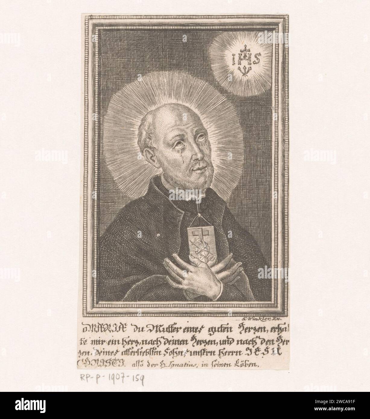 Saint Ignatius, Johann Christoph Winkler (Possibly), 1717 - c. 1770 ...