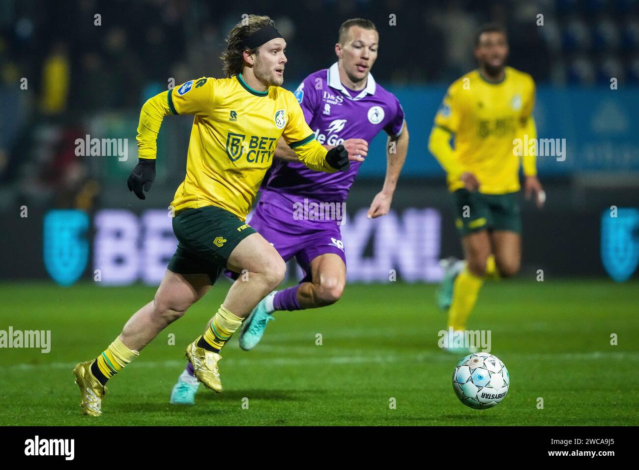 SITTARD, NETHERLANDS - JANUARY 13: Alen Halilovic of Fortuna Sittard during the Dutch Eredivisie match between Fortuna Sittard and Sparta Rotterdam at Fortuna Sittard Stadion on January 13, 2024 in Sittard, Netherlands. (Photo by Orange Pictures) Stock Photo