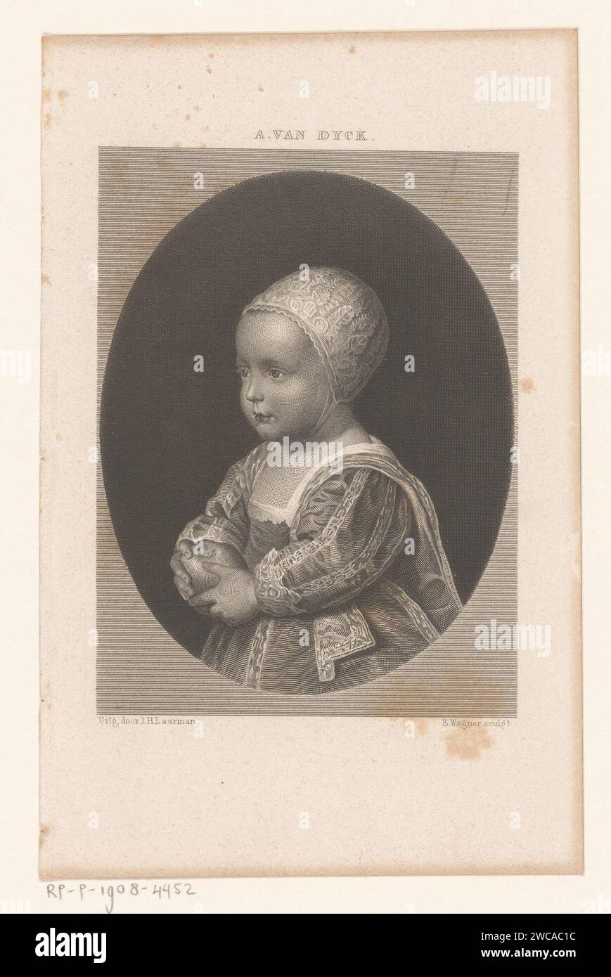 Jacobus Ii Portrait as child of Jacobus II, King of England and Scotland, E ...