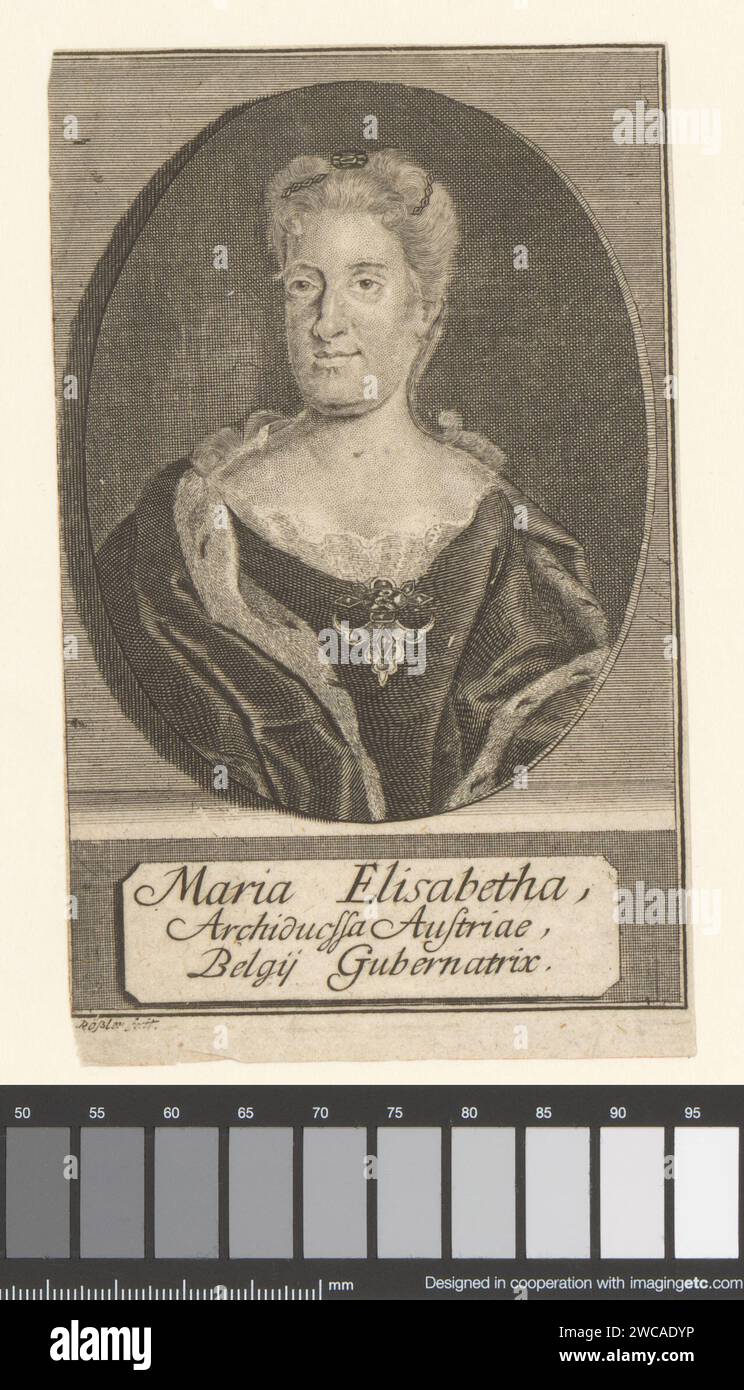 Portrait of Maria Elisabeth, Archduchess of Austria, Michael Rössler ...