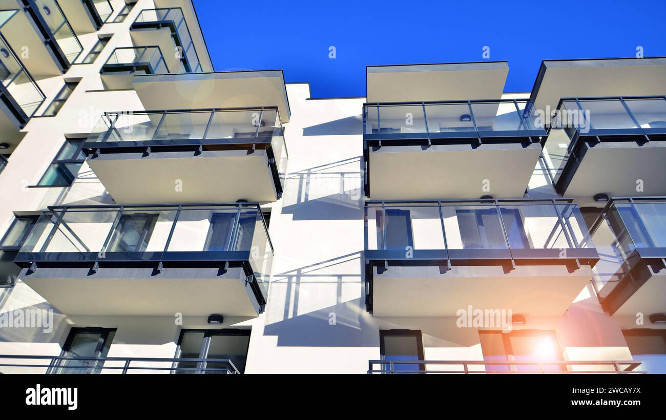 Gallery Detail: Residential Area With Modern Apartment Building Multi Storey Modern