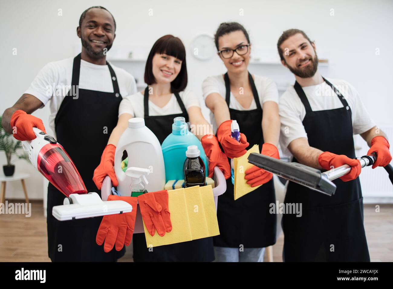 Professional cleaning service Stock Photo - Alamy