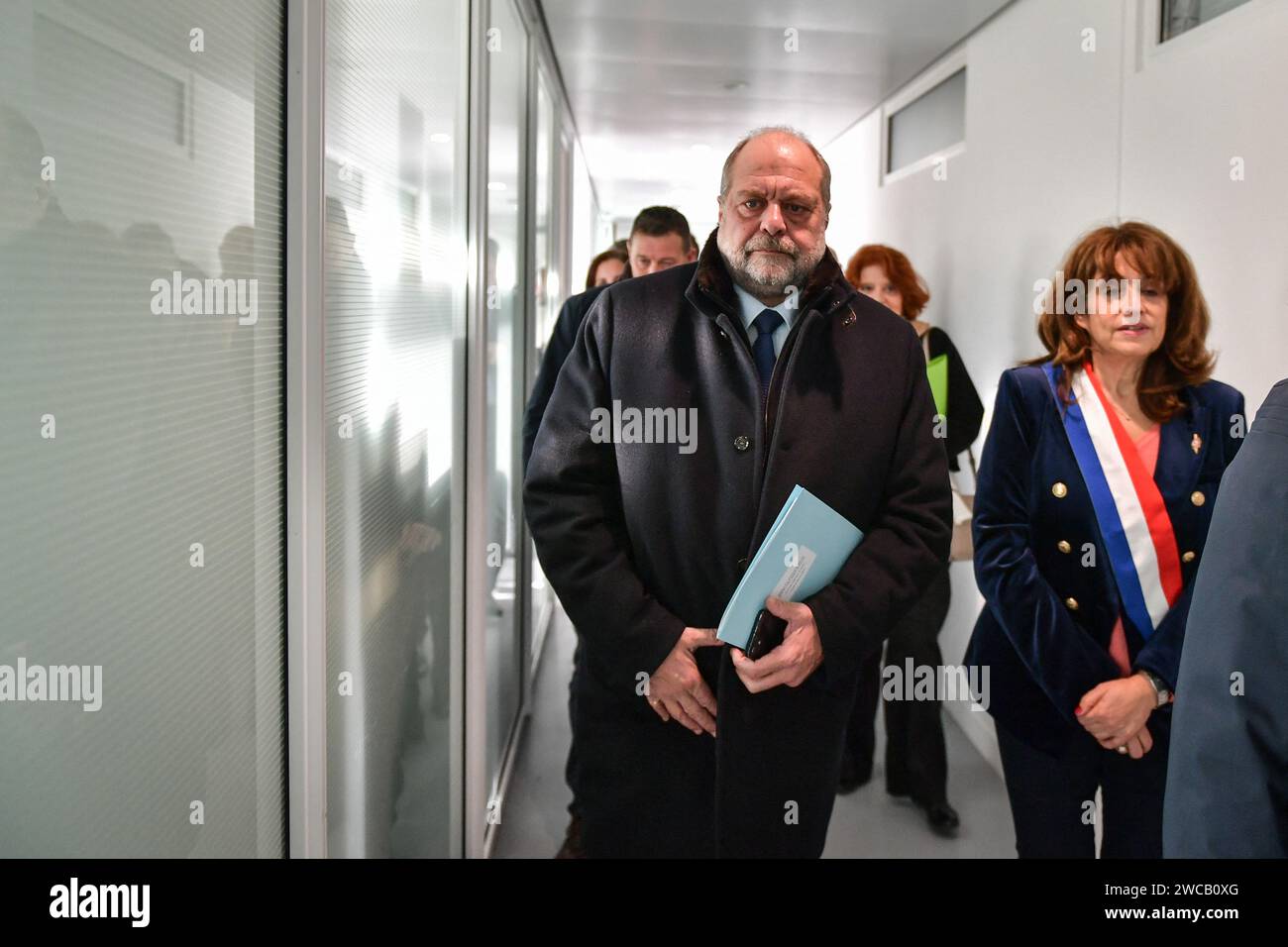 Paris, France. 15th Jan, 2024. French Minister of Justice Eric Dupond