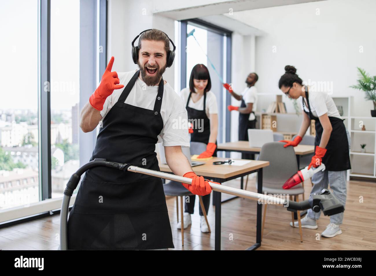 Rubber aprons hi-res stock photography and images - Alamy