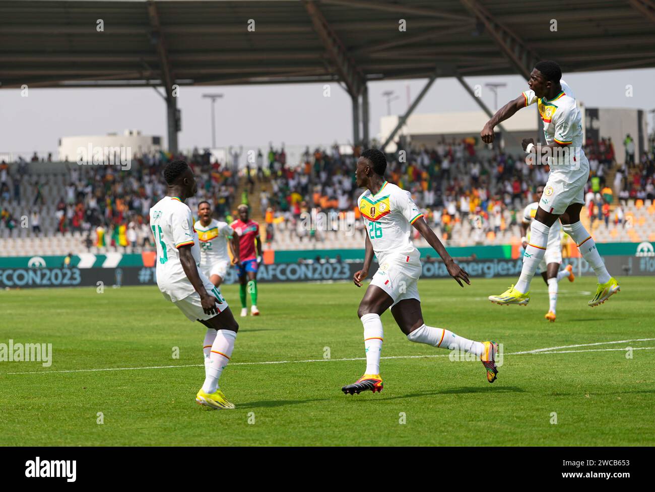 Yamoussoukro, Ivory Coast . January 15, 2024. LIVE images from Group ç