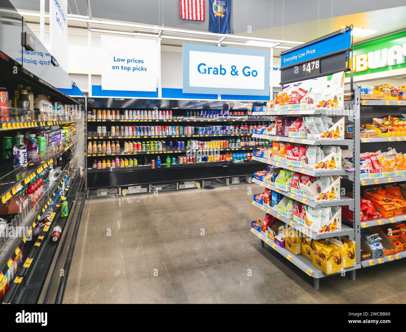 New Hartford, New York Nov 27, 2023 Closeup view of Grab & Go