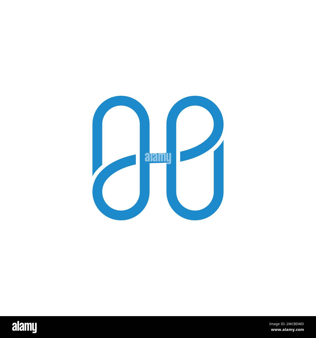 letter ae drop water symbol logo vector Stock Vector