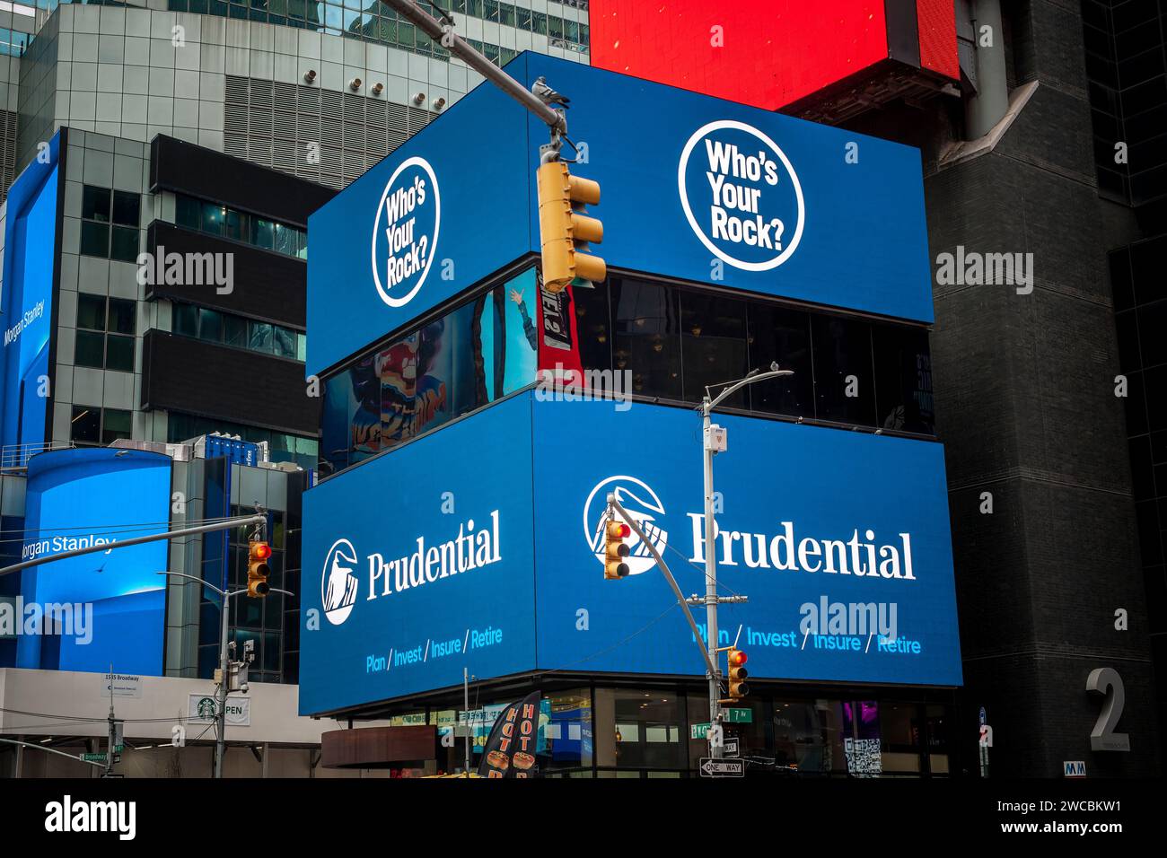 Advertising for the Prudential Financial insurance company in