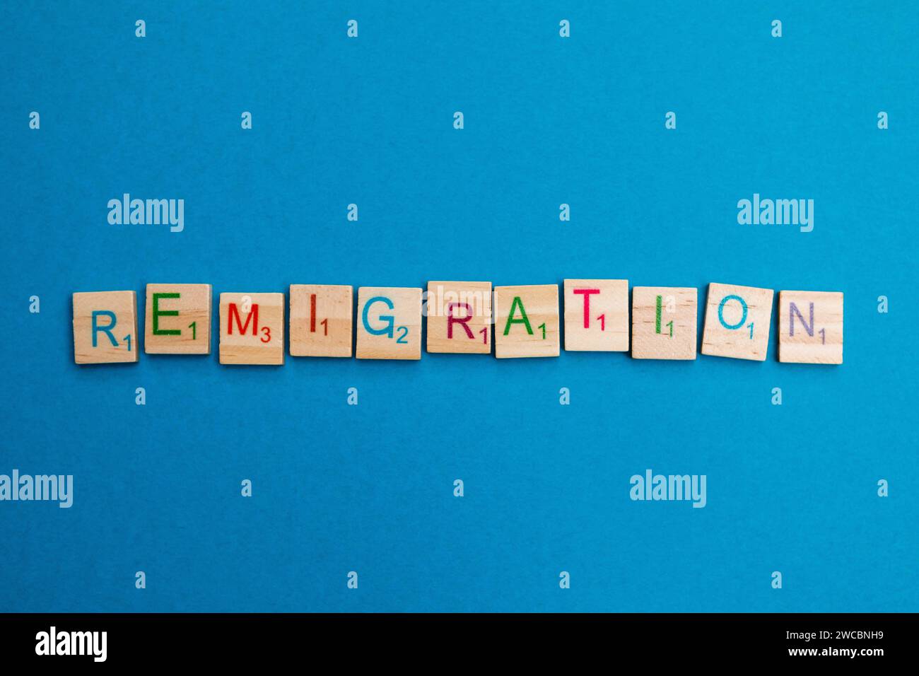 Remigration - Unwort des Jahres DEU/Deutschland/Illustration, 15.01. ...