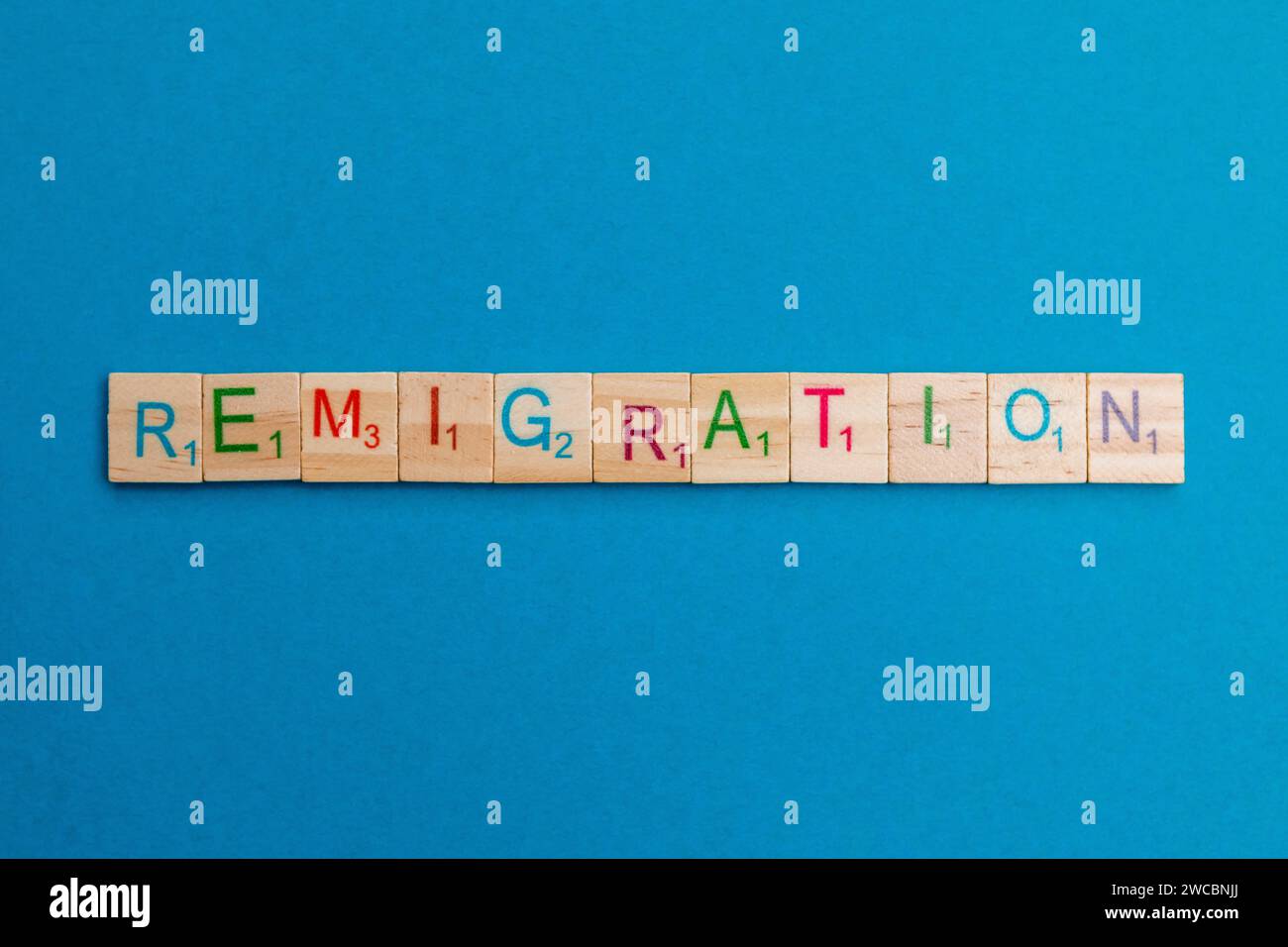 Remigration - Unwort des Jahres DEU/Deutschland/Illustration, 15.01. ...
