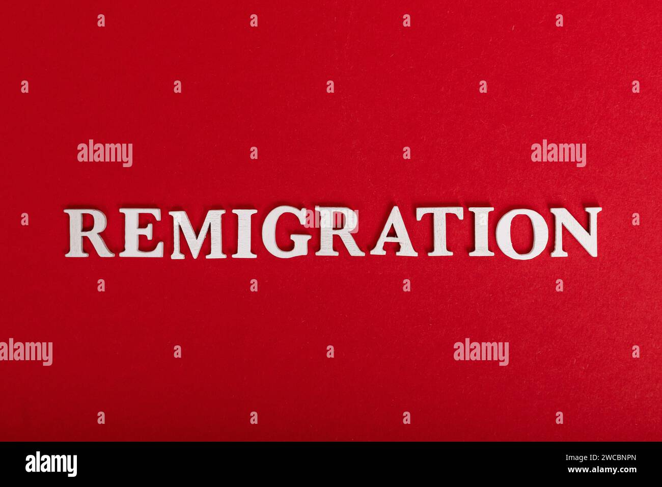 Remigration - Unwort des Jahres DEU/Deutschland/Illustration, 15.01. ...