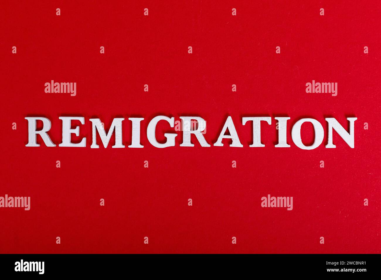 Remigration - Unwort des Jahres DEU/Deutschland/Illustration, 15.01. ...