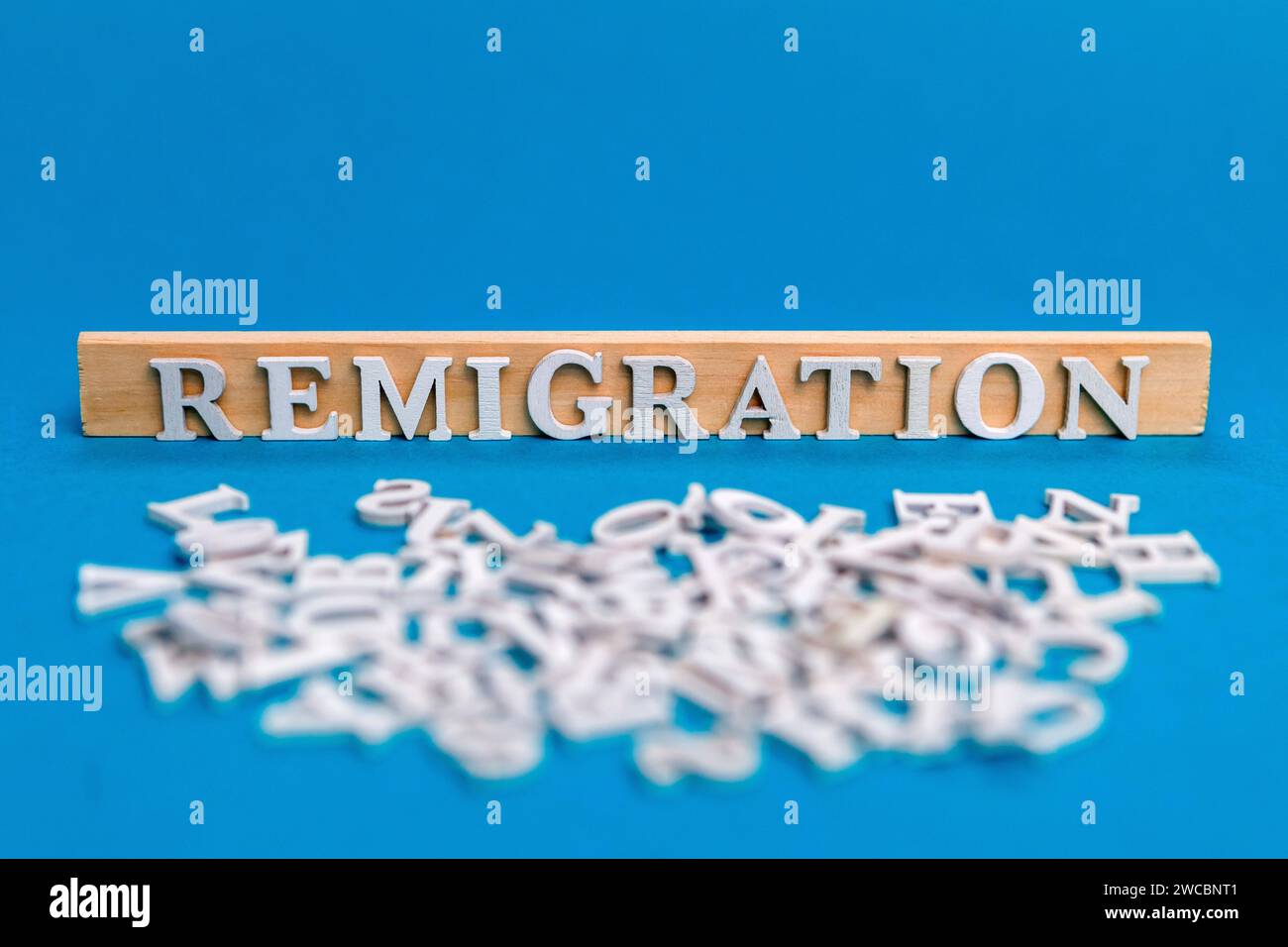 Remigration - Unwort des Jahres DEU/Deutschland/Illustration, 15.01. ...