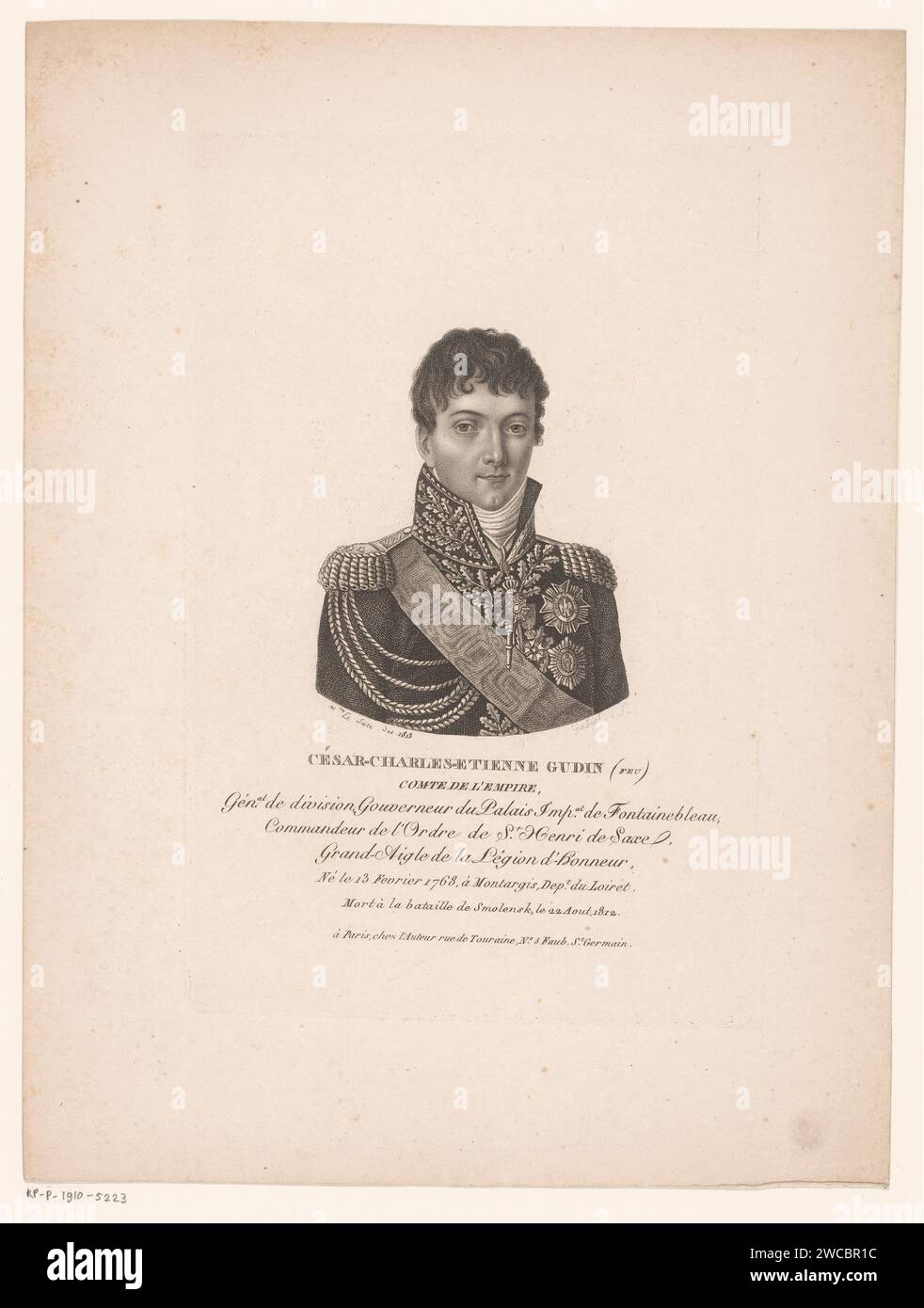 Charles etienne gudin de la sablonniere hires stock photography and