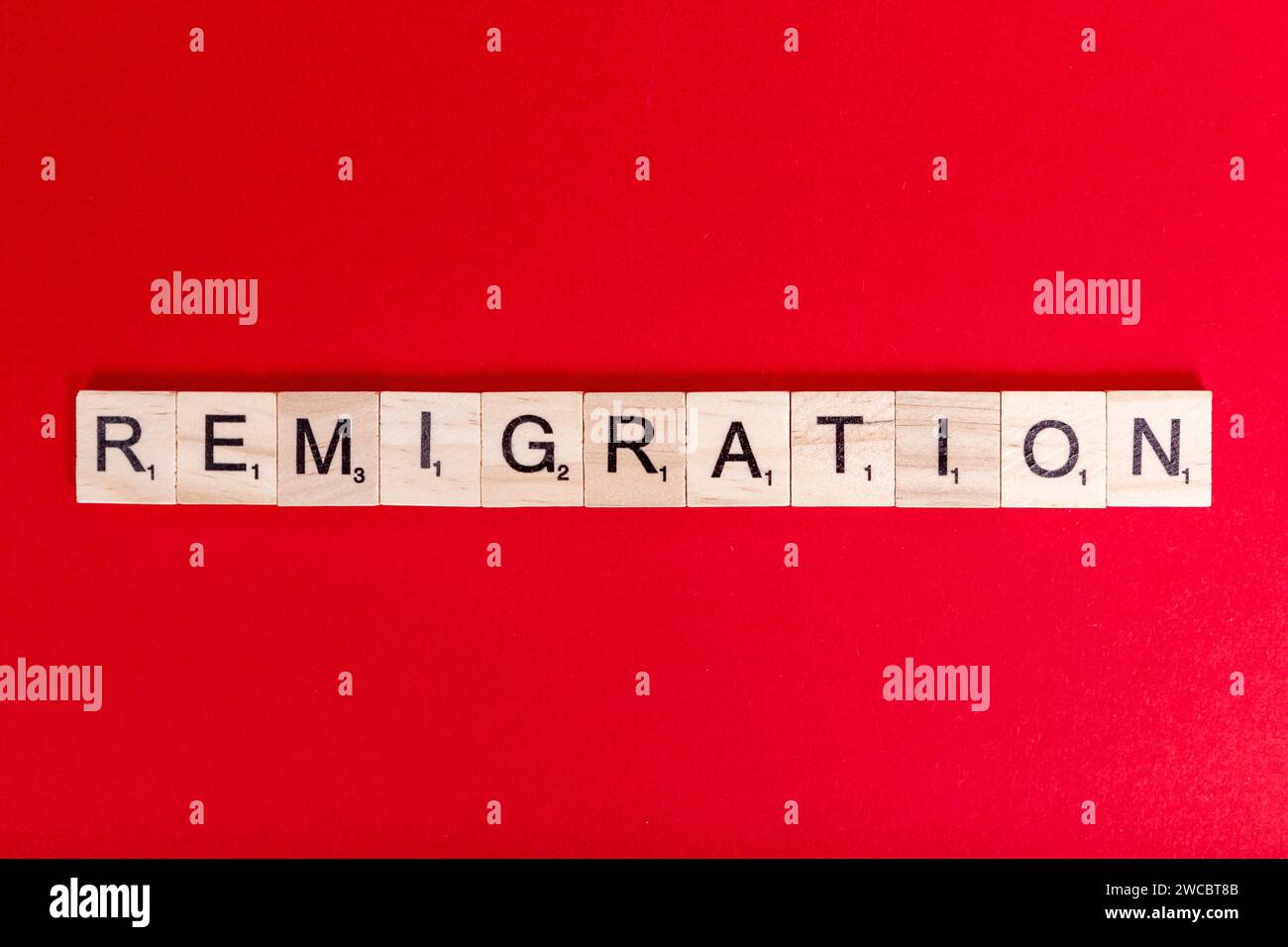 Remigration - Unwort des Jahres DEU/Deutschland/Illustration, 15.01. ...